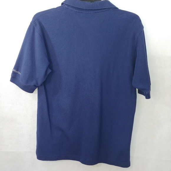 Master's Collection Navy Polo Shirt Sz M (12/14) - Picture 4 of 6